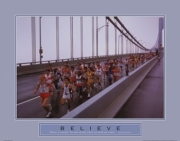 Believe - Marathon Runners - Art Print | Movie Poster Prints from Posterazzi