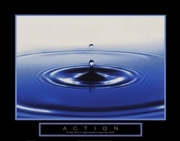 Action - Drop Of Water - Art Print | Movie Poster Prints from Posterazzi