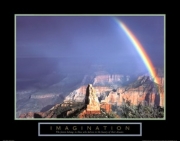 Imagination - Mountain With Rainbow - Art Print | Movie Poster Prints from Posterazzi