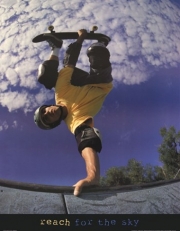 Reach For The Sky - Skateboarder - Art Print | Movie Poster Prints from Posterazzi