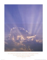 Clouds With Sun Rays - Vertical - Art Print | Movie Poster Prints from Posterazzi