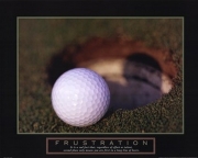 Frustration - Golf Ball - Art Print | Movie Poster Prints from Posterazzi