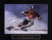 Achievement - Skier - Art Print by T.C. Chiu | Movie Poster Prints from Posterazzi