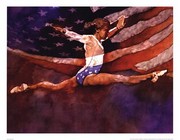 Olympic Gymnast - Art Print by Michael C. Dudash | Movie Poster Prints from Posterazzi
