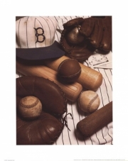 Vintage Baseball (Sepia) - Art Print by Bruce Curtis | Movie Poster Prints from Posterazzi