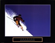 Courage - Downhill Skiing - Art Print | Movie Poster Prints from Posterazzi