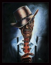Blues Legend - Art Print by Steven Johnson | Movie Poster Prints from Posterazzi