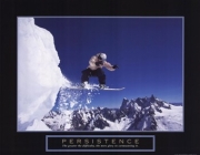 Persistence - Snowboarder - Art Print | Movie Poster Prints from Posterazzi