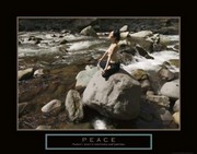 Peace - Yoga - Art Print | Movie Poster Prints from Posterazzi