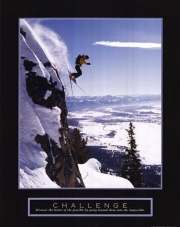 Challenge - Skier - Art Print | Movie Poster Prints from Posterazzi
