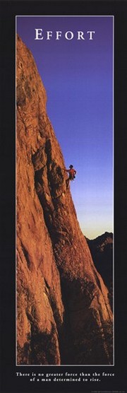 Effort - Climber - Art Print | Movie Poster Prints from Posterazzi