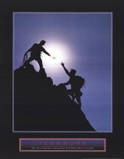 Teamwork-Climbers - Art Print | Movie Poster Prints from Posterazzi