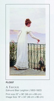 A Favour - Art Print by Edmund Blair Leighton | Movie Poster Prints from Posterazzi