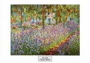 "The Artist's Garden at Giverny, c.1900" - Art Print by Claude Monet | Movie Poster Prints from Posterazzi