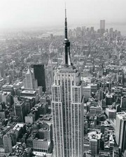 Empire State Building / World Trade Center - Art Print by Christopher Bliss | Movie Poster Prints from Posterazzi