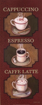 Coffee Triptych - Art Print by Debra Lake | Movie Poster Prints from Posterazzi