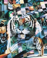 Wildlife Mosaics Tiger - Art Print by Daniel renn Pierce | Movie Poster Prints from Posterazzi