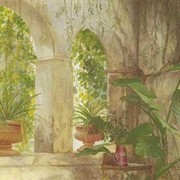Arched Veranda - Art Print by Miguel Valle | Movie Poster Prints from Posterazzi