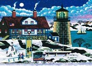 Winter Lighthouse - Art Print | Movie Poster Prints from Posterazzi
