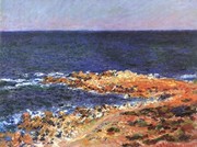 "Grande Bleue a Antibes, 1888" - Art Print by Claude Monet | Movie Poster Prints from Posterazzi