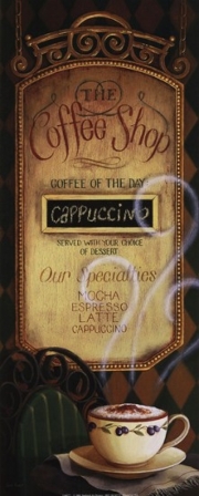 Coffee Shop Menu - Art Print by Lisa Audit | Movie Poster Prints from Posterazzi