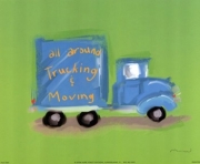 All Around Trucking - Art Print by Anthony Morrow | Movie Poster Prints from Posterazzi