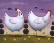 Rob Scotton - Funky Chickens Size 8x10 - Art Print by Rob Scotton | Movie Poster Prints from Posterazzi