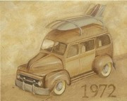 1972 Car - Art Print by Lucciano Simone | Movie Poster Prints from Posterazzi