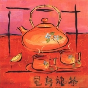 Asian Tea Set III - Art Print by Jennifer Sosik | Movie Poster Prints from Posterazzi