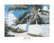 Garden In Nassau - Art Print by Winslow Homer | Movie Poster Prints from Posterazzi
