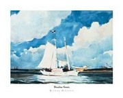 Fishing Schooner - Art Print by Winslow Homer | Movie Poster Prints from Posterazzi
