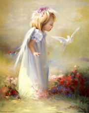 Baby Angel IV - Art Print by Joyce Birkenstock | Movie Poster Prints from Posterazzi
