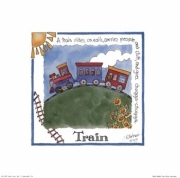 Train - Art Print by Lila Rose Kennedy | Movie Poster Prints from Posterazzi