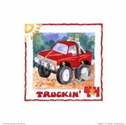 4 X 4 Truckin - Art Print by Lila Rose Kennedy | Movie Poster Prints from Posterazzi
