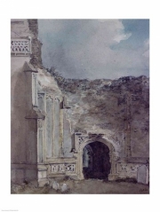 East Bergholt Church: North Archway of the Ruined Tower - Art Print by John Constable | Movie Poster Prints from Posterazzi