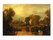 Eton College from the River - Art Print by J.M.W. Turner | Movie Poster Prints from Posterazzi