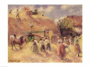 "The Harvest, 1883" - Art Print by Camille Pissarro | Movie Poster Prints from Posterazzi