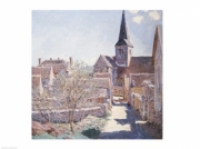 "Bennecourt, 1885" - Art Print by Claude Monet | Movie Poster Prints from Posterazzi