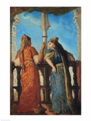 Theodore Chasseriau Jewish Women at the Balcony