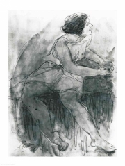 Isadora Duncan - Art Print by Auguste Rodin | Movie Poster Prints from Posterazzi