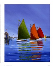 Cape Cod Sail - Art Print by Sally Caldwell-Fisher | Movie Poster Prints from Posterazzi