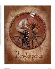 Boulangerie - Art Print by Shari Warren | Movie Poster Prints from Posterazzi