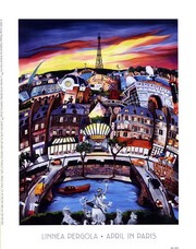 April in Paris - Art Print by Linnea Pergola | Movie Poster Prints from Posterazzi