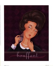 Bouffant - Art Print by Shari Warren | Movie Poster Prints from Posterazzi