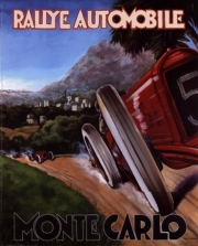 Monte Carlo Rallye - Art Print by Chris Flanagan | Movie Poster Prints from Posterazzi