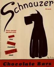 Schnauzer Bars - Art Print by Ken Bailey | Movie Poster Prints from Posterazzi