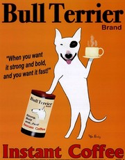 Bull Terrier Brand - Art Print by Ken Bailey | Movie Poster Prints from Posterazzi