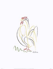 Rooster - Art Print by Pablo Picasso | Movie Poster Prints from Posterazzi