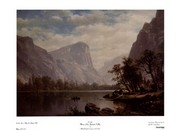 "Mirror Lake, Yosemite Valley" - Art Print by Albert Bierstadt | Movie Poster Prints from Posterazzi