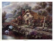 "Ashdon Cottage, Essex" - Art Print by Carl Valente | Movie Poster Prints from Posterazzi